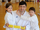 Kristina, Sergey and Daniil